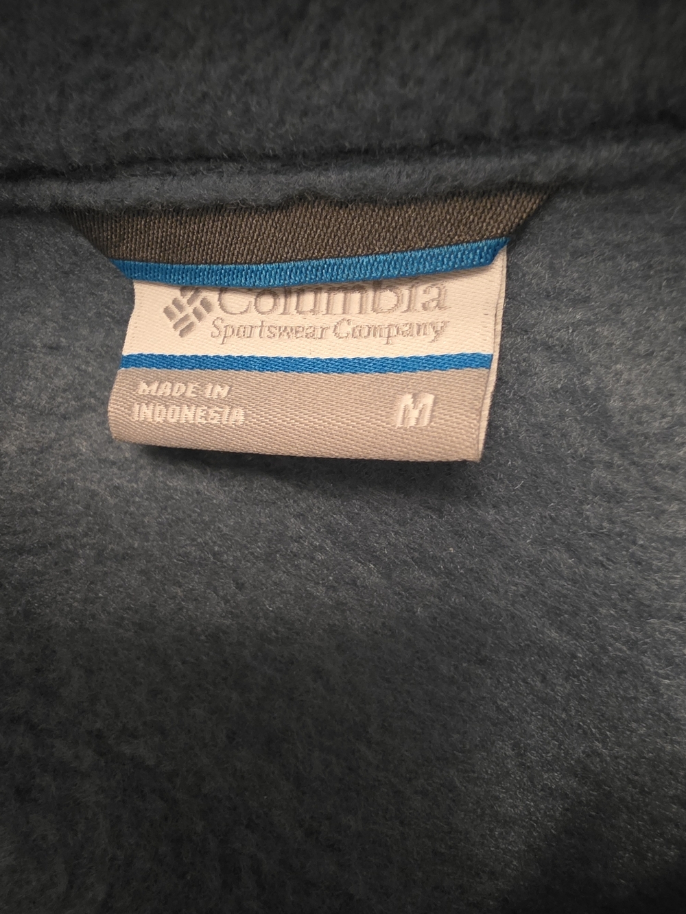 Columbia Men’s Blue Fleece Vest ~ Size Medium - Picture 6 of 9